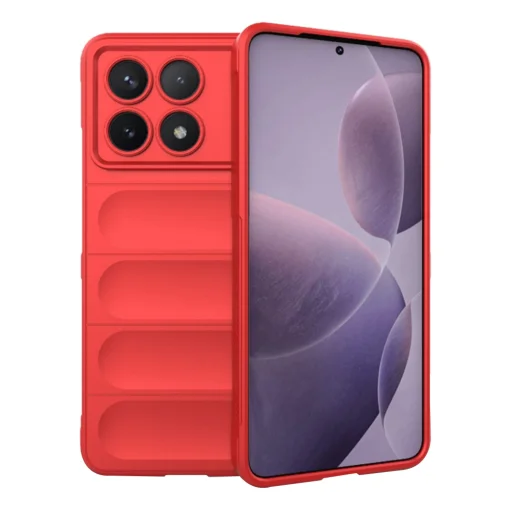  Techsuit - Mágikus Pajzs - Xiaomi Poco F6 Pro - Piros tok - 1