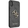 Guess 4G Big Metal Logo iPhone X/XS tok - Szürke - 4