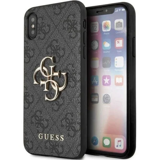 Guess 4G Big Metal Logo iPhone X/XS tok - Szürke - 1