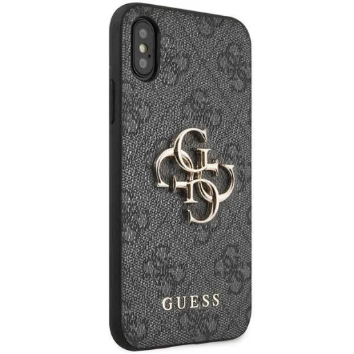 Guess 4G Big Metal Logo iPhone X/XS tok - Szürke - 4