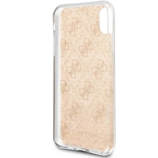 Guess 4G Glitter iPhone X/XS tok - Arany - 4