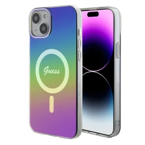 Guess IML Iridescent MagSafe tok iPhone 15 / 14 / 13 6.1" - multicolor tok - 1