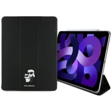 Karl Lagerfeld Saffiano Magnetic Karl & Choupette iPad Air 13" 2024 fliptok - Fekete Tok