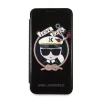 Karl Lagerfeld Signature Glitter fliptok iPhone X/XS - Fekete thumbnail