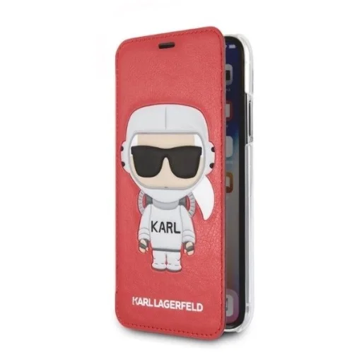 Karl Lagerfeld Karl Space Cosmonaut iPhone X/XS tok - Piros - 2