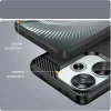  Techsuit - Karbon szilikon - Xiaomi Poco F6 - Fekete tok thumbnail
