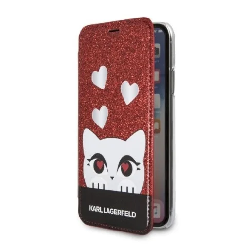 Karl Lagerfeld Valentine iPhone X/XS tok - Piros - 2