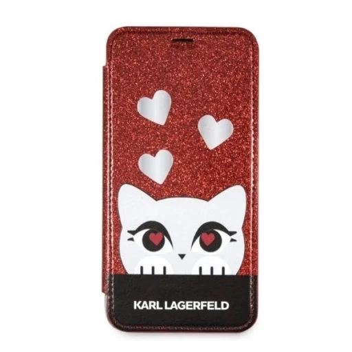 Karl Lagerfeld Valentine iPhone X/XS tok - Piros - 6