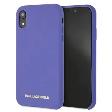 Karl Lagerfeld Szilikon iPhone XR tok - Lila