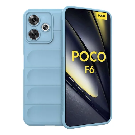  Techsuit - Varázspajzs - Xiaomi Poco F6 - Kék tok - 1