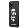 Karl Lagerfeld Saffiano Karl&Choupette Head tok iPhone 11 Pro 5.8" - Fekete thumbnail