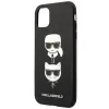 Karl Lagerfeld Saffiano Karl&Choupette Head tok iPhone 11 Pro 5.8" - Fekete thumbnail