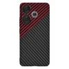  Techsuit - Karbonit Szálhéj - Xiaomi Poco F6 - Vörös Vortex tok thumbnail