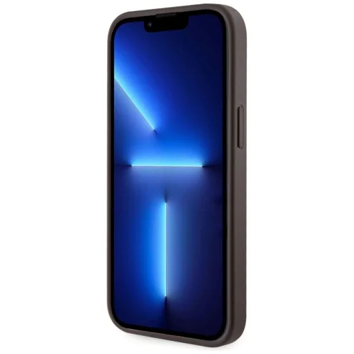 Guess 4G Stripes tok Magsafe pénztárcával iPhone 15 barna tok - 3