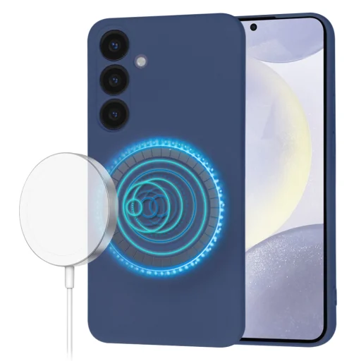  Techsuit - SoftFlex MagSafe - Samsung Galaxy S24 Plus - Tengerészkék tok - 1