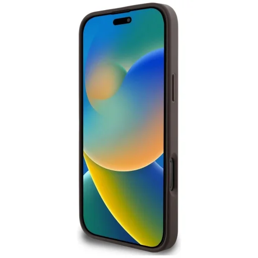  iPhone 16 Pro Max barna Guess 4G Stripes tok Magsafe pénztárcával - 5