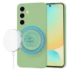  Techsuit - SoftFlex MagSafe - Samsung Galaxy S24 FE - Menta Zöld tok - 1