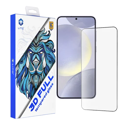  Samsung Galaxy S24 Plus Lito 3D Teljesen Ultra Vékony Fekete üvegfólia - 1