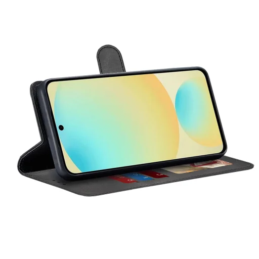  Techsuit - Napló Könyv - Samsung Galaxy S24 FE - Fekete tok - 2