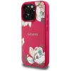  iPhone 16 Pro Max Fukszia Guess Grained Printed Flower Pattern MagSafe tok thumbnail