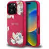  iPhone 16 Pro Max Fukszia Guess Grained Printed Flower Pattern MagSafe tok thumbnail