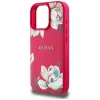  iPhone 16 Pro Max Fukszia Guess Grained Printed Flower Pattern MagSafe tok thumbnail