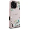  iPhone 16 Pro Max Rózsaszín Guess Grained Printed Flower Pattern MagSafe tok thumbnail