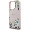  iPhone 16 Pro Max Rózsaszín Guess Grained Printed Flower Pattern MagSafe tok thumbnail