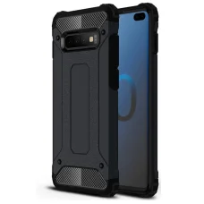  Techsuit - Hibrid Páncél - Samsung Galaxy S10 Plus - Fekete tok