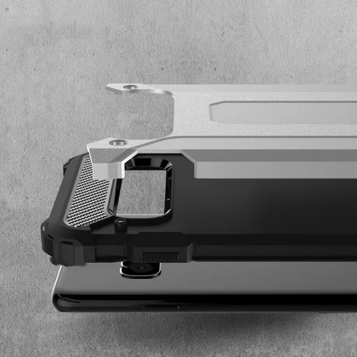  Techsuit - Hibrid Páncél - Samsung Galaxy S10 - Fekete tok - 2