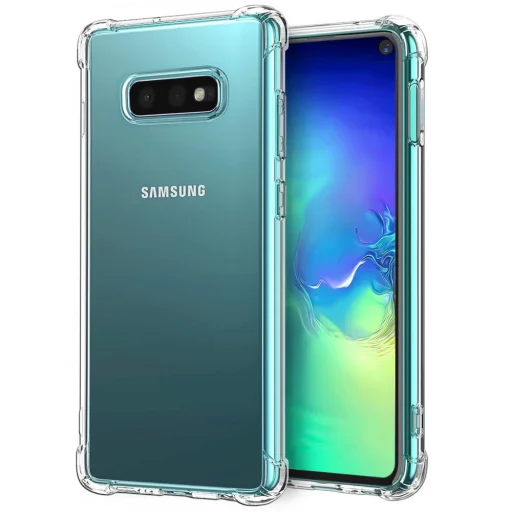  Techsuit - Ütésálló Átlátszó Szilikon - Samsung Galaxy S10e - Átlátszó tok - 1