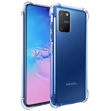  Techsuit - Ütésálló Átlátszó Szilikon - Samsung Galaxy S10 Lite - Átlátszó tok