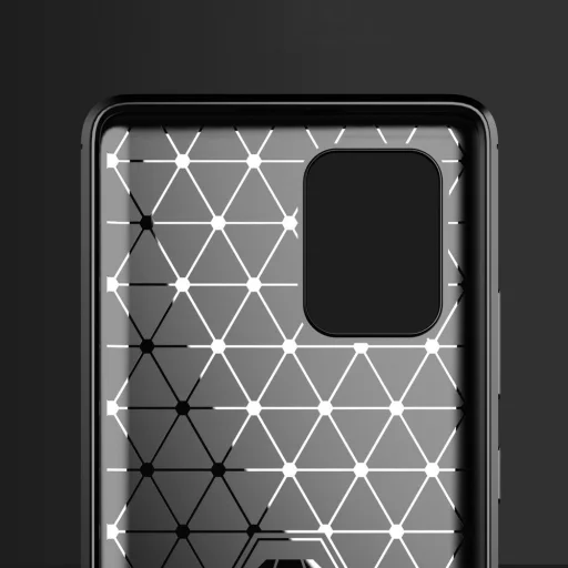  Techsuit - Karbonszilikon - Samsung Galaxy S10 Lite - Fekete tok - 2