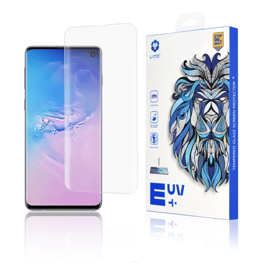  Lito - 3D UV Üveg - Samsung Galaxy S10 - Átlátszó üvegfólia - 1