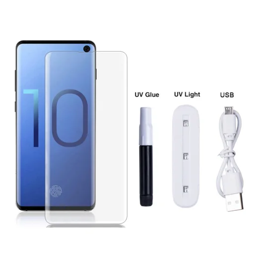  Lito - 3D UV Üveg - Samsung Galaxy S10 - Átlátszó üvegfólia - 4