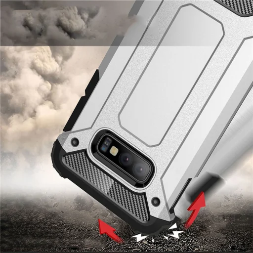  Techsuit - Hibrid Páncél - Samsung Galaxy S10e - Fekete tok - 4