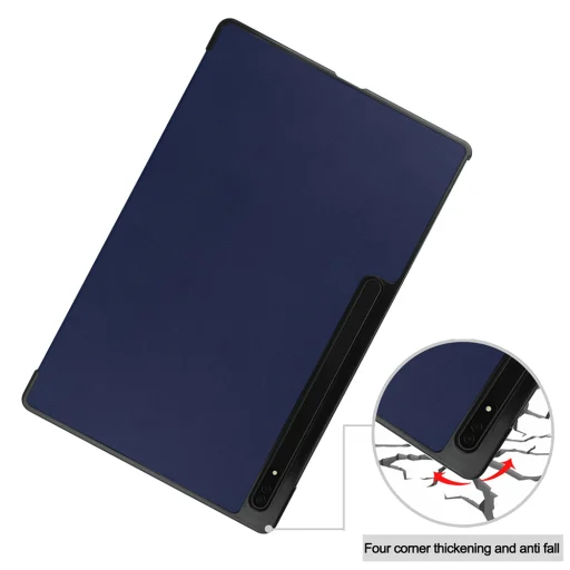  Techsuit - FoldPro - Samsung Galaxy Tab S9 Ultra / S10 Ultra - Kék tok - 3
