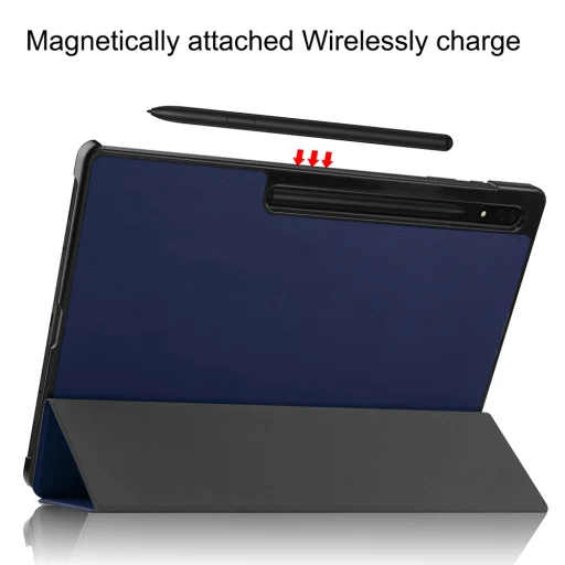  Techsuit - FoldPro - Samsung Galaxy Tab S9 Ultra / S10 Ultra - Kék tok - 4