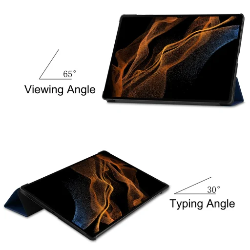  Techsuit - FoldPro - Samsung Galaxy Tab S9 Ultra / S10 Ultra - Kék tok - 5