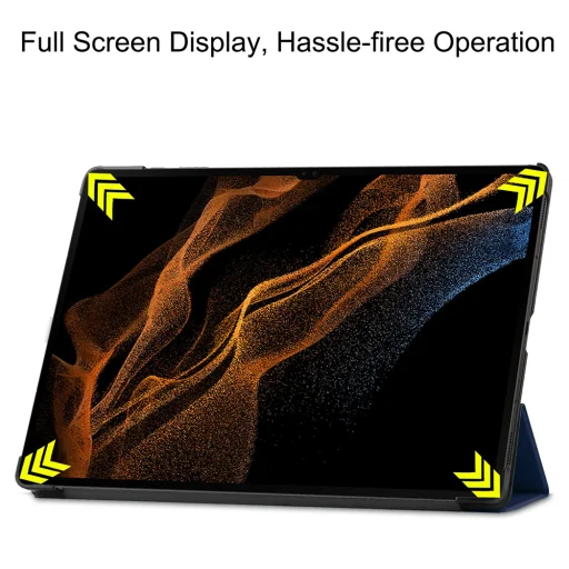  Techsuit - FoldPro - Samsung Galaxy Tab S9 Ultra / S10 Ultra - Kék tok - 6