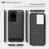  Techsuit - Karbon Szilikon - Samsung Galaxy S20 Ultra 4G / S20 Ultra 5G - Fekete tok - 3