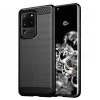  Techsuit - Karbon Szilikon - Samsung Galaxy S20 Ultra 4G / S20 Ultra 5G - Fekete tok