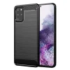  Techsuit - Karbonszilikon - Samsung Galaxy S20 Plus 4G / S20 Plus 5G - Fekete tok