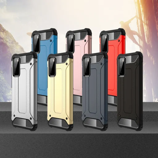  Techsuit - Hibrid Páncél - Samsung Galaxy S20 FE 4G / S20 FE 5G - Fekete tok - 6