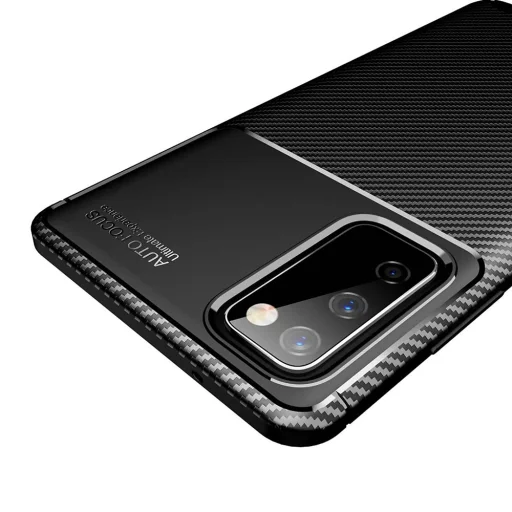  Techsuit - Szénszál - Samsung Galaxy S20 FE / S20 FE 5G - Fekete tok - 6