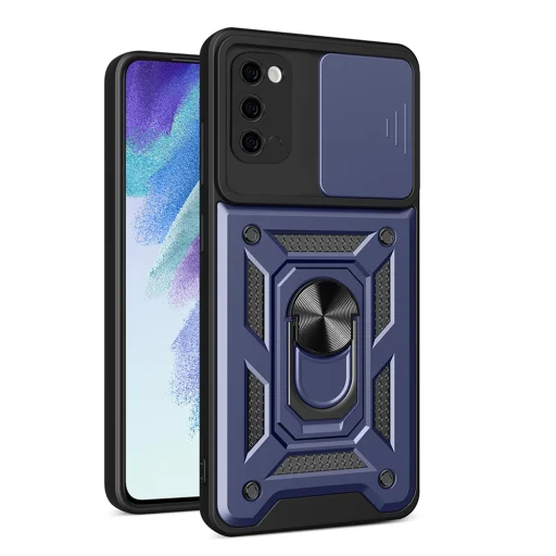  Techsuit - CamShield sorozat - Samsung Galaxy S20 4G / S20 5G - Kék tok - 1