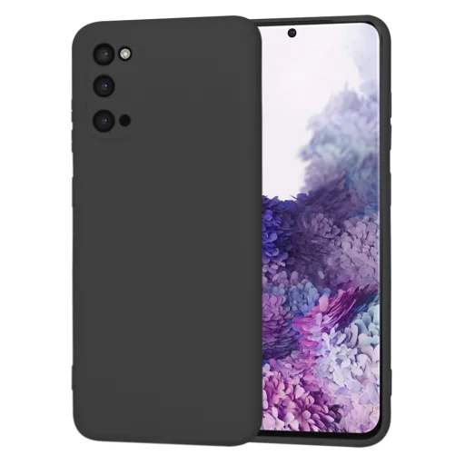  Techsuit - SoftFlex - Samsung Galaxy S20 4G / S20 5G - Fekete tok - 1