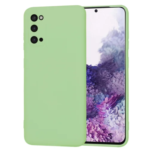  Techsuit - SoftFlex - Samsung Galaxy S20 4G / S20 5G - Mentazöld tok - 1