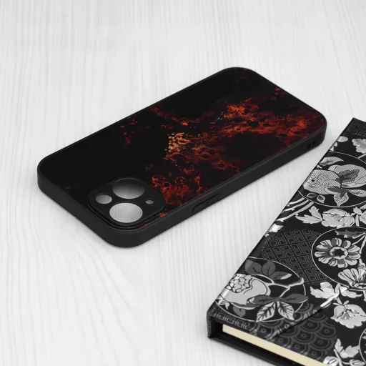  Techsuit - Glaze Sorozat - iPhone 15 - Vörös Köd tok - 3