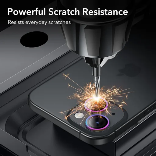  iPhone 15 / iPhone 15 Plus Színjátszó ESR Armorite Kameralencse Védők - 2